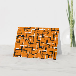COOL Orange Schwarz-weiß Karte
