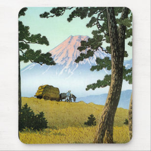 Cool oriental japanese landsape scenery Mt. Fuji Mousepad