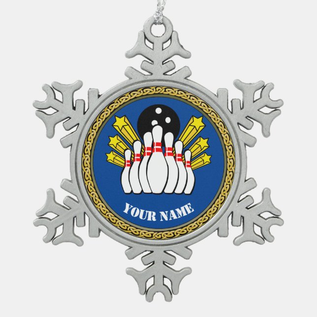 COOL! Ornament - Bowling - Custom Bowler - Name hi (Vorderseite)