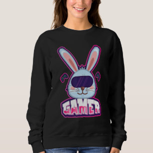 Cool Osterhase Gamer Osterhase Kaninchen Sweatshirt