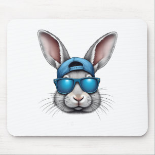 Cool Ostern Sonniges Gesicht mit Sungles Men Boys  Mousepad