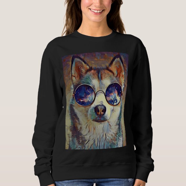 Cool Paint Husky Sweatshirt (Vorderseite)
