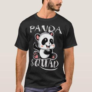 Cool Panda Squad Funny Huge Bear Animal Lov T-Shirt