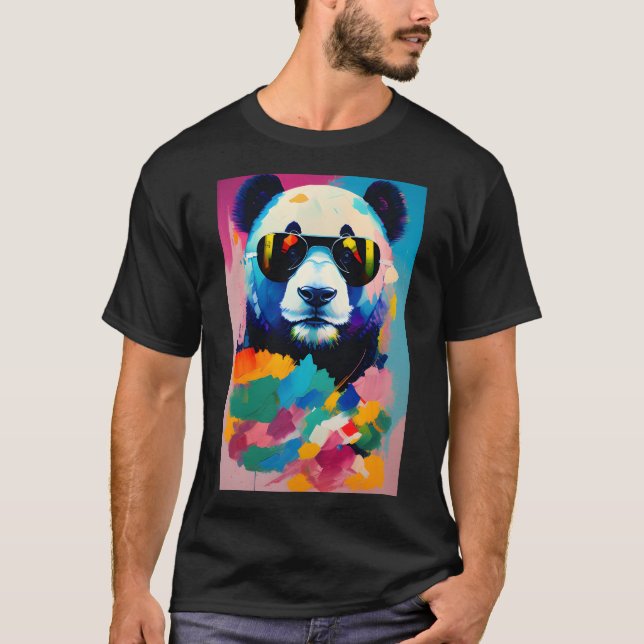 Cool Panda T-Shirt (Vorderseite)