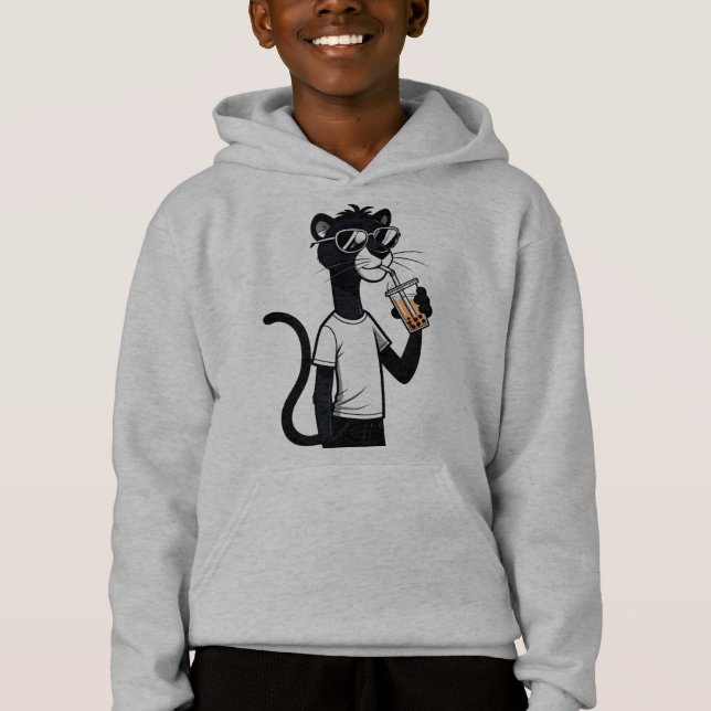 Cool Panther Graphic T-Shirt - Funny Bubble Tee Sh (Vorderseite)