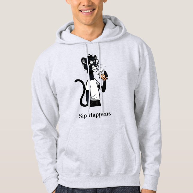Cool Panther Graphic T-Shirt - Funny Bubble Tee Sh (Vorderseite)