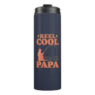 Cool Papa Angeln Lover Vater Geburtstagsjag Thermosbecher