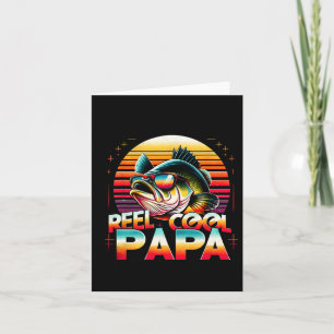 Cool Papa Fisherman Father's Day Fishing Karte