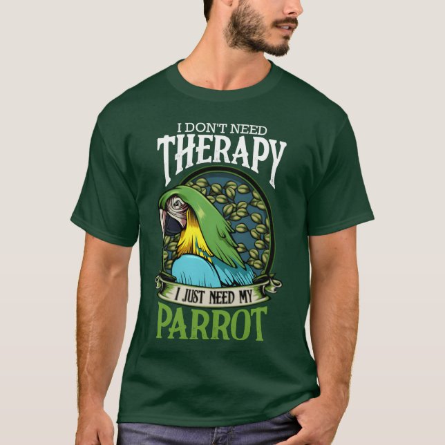 Cool Parrots Sprichwort Statement Bird-Geschenk Vi T-Shirt (Vorderseite)