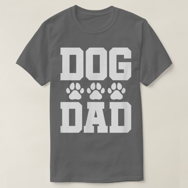 Cool Paw dog breed dad  T-Shirt (Design vorne)