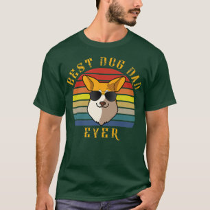 Cool Pembroke Corgi Dog Vater Funny Dog Weihnachte T-Shirt