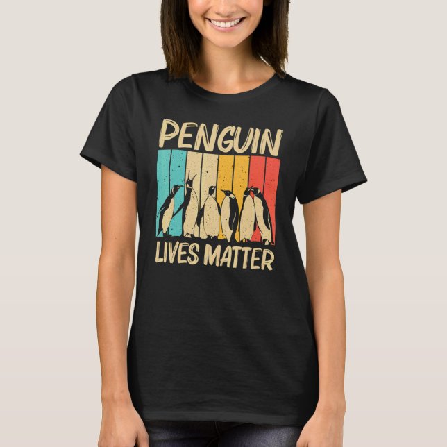 Cool Penguin For Men Women Emperor Penguin Bird   T-Shirt (Vorderseite)