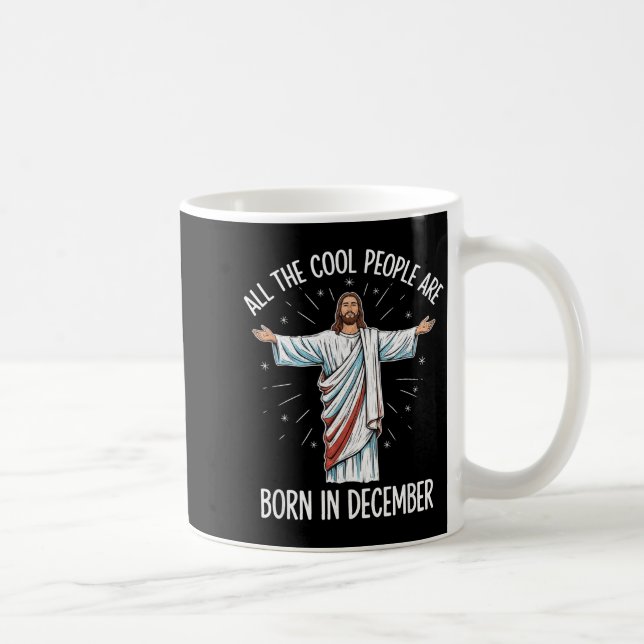 Cool People December Birthday Sritual Theme  Kaffeetasse (Rechts)