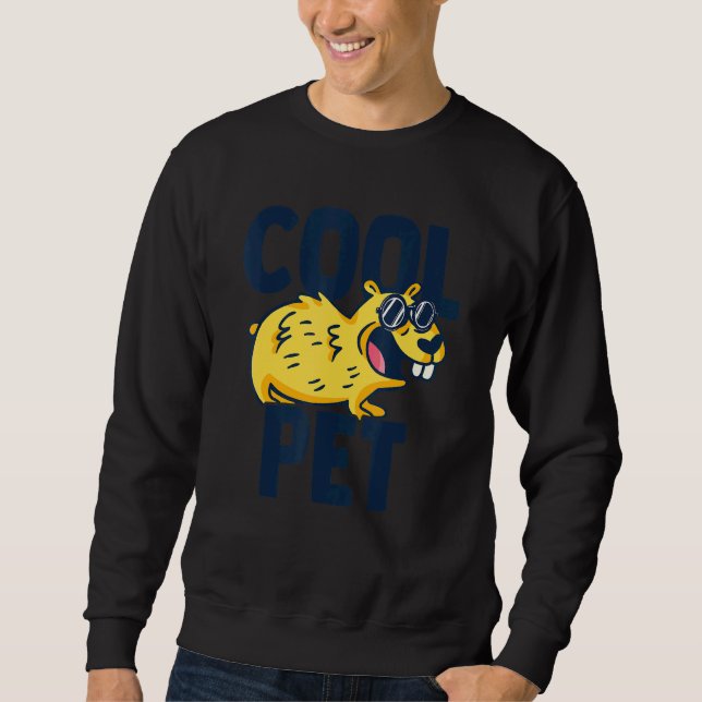 Cool Pet Graphic Guinea Pig Owner Pet Cavy Animal  Sweatshirt (Vorderseite)