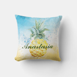 Cool, Phantastisch, Ananas mit Namen Kissen