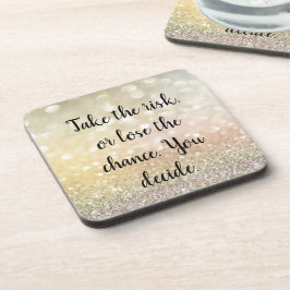 Cool, Phantastisch, Funkelnd und Quotes Getränkeuntersetzer