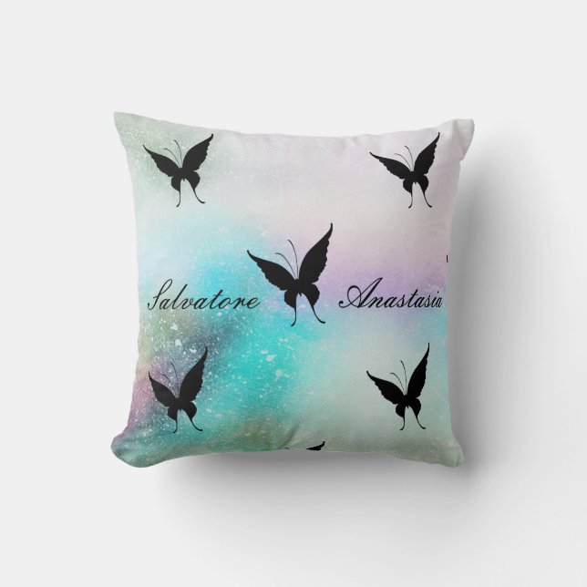 Cool, Phantastisch, Galaxie, Buterfly Kissen (Vorderseite)