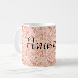 Cool, Phantastisch Orange mit Ihrem Namen Kaffeetasse