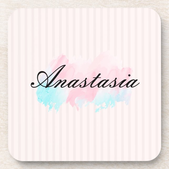 Cool, Phantastisch, rosa Funkelnd Getränkeuntersetzer (Vorderseite)