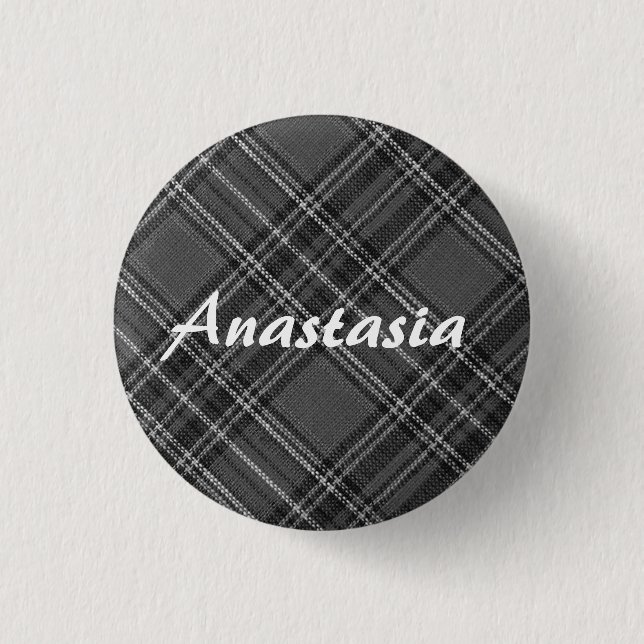 Cool, Phantastisch, schwarz und weiß Button (Vorderseite)