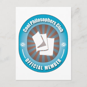 Cool Philosophienclub Postkarte