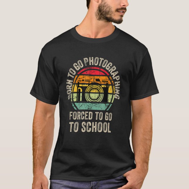 Cool Photographer Camera Graphic for Son Photograp T-Shirt (Vorderseite)