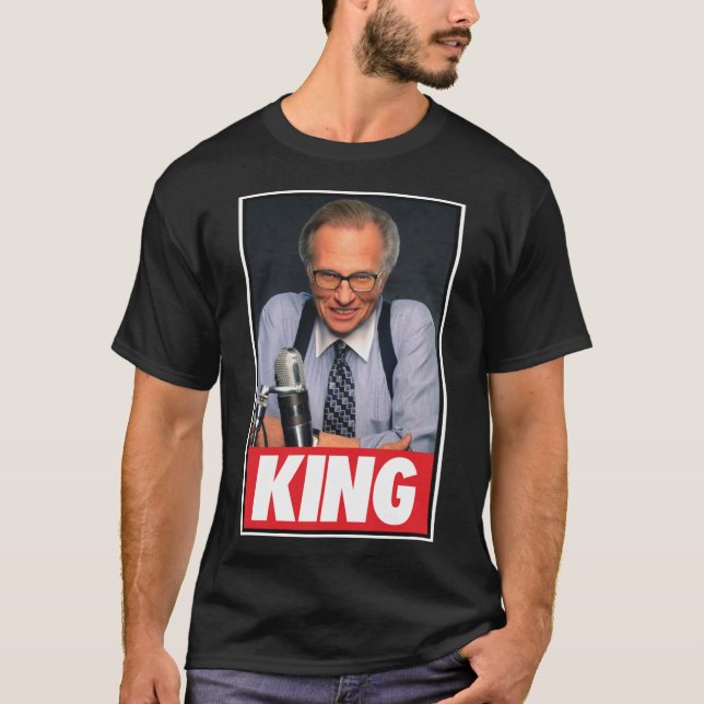 Cool Photographic Larry King Awesome Design Not Ev T-Shirt (Vorderseite)