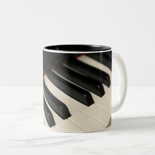 Cool Piano Design Zweifarbige Tasse