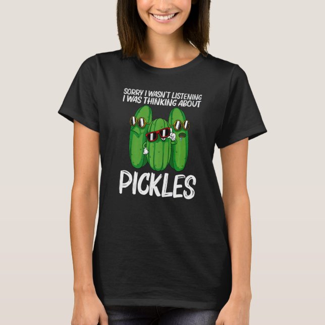 Cool Pickle For Men Women Pickle Food Cucumber T-Shirt (Vorderseite)