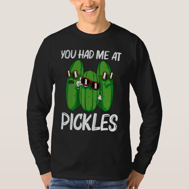 Cool Pickle For Men Women Pickle Food Cucumber   T-Shirt (Vorderseite)
