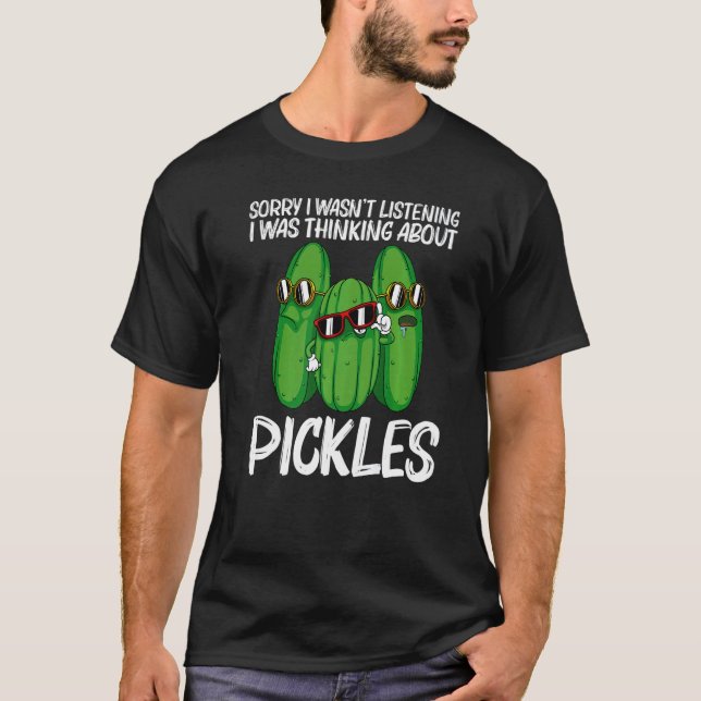 Cool Pickle For Men Women Pickle Food Cucumber T-Shirt (Vorderseite)