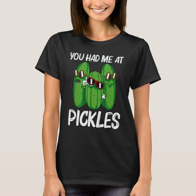 Cool Pickle For Men Women Pickle Food Cucumber   T-Shirt (Vorderseite)