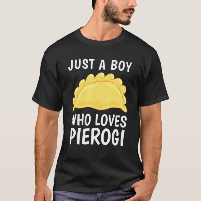 Cool Pierogi Boys Men Kis Feinschmecker Veganes Po T-Shirt (Vorderseite)
