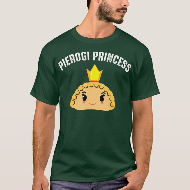 Cool Pierogi Princess Funny Lady Ravioli Lover T-Shirt (Vorderseite)