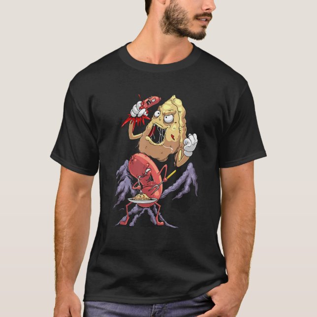 Cool Pierogi und Kielbasa Polnischer Food Funny Fe T-Shirt (Vorderseite)
