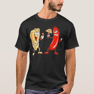 Cool Pierogi und Kielbasa Polnischer Lebensmittels T-Shirt