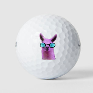 Cool Pink Llama! Golfbälle