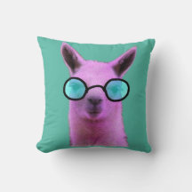 Cool Pink Llama! Kissen