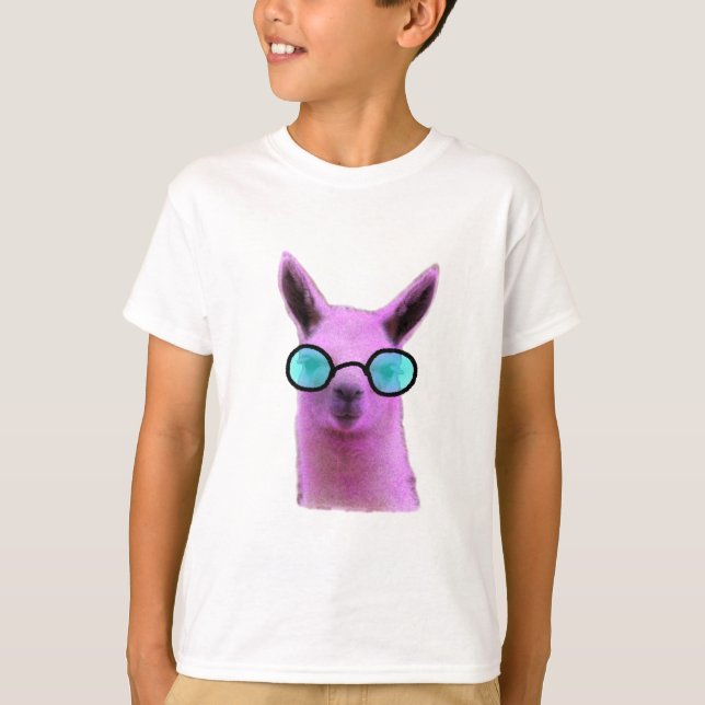Cool Pink Llama! T-Shirt (Vorderseite)