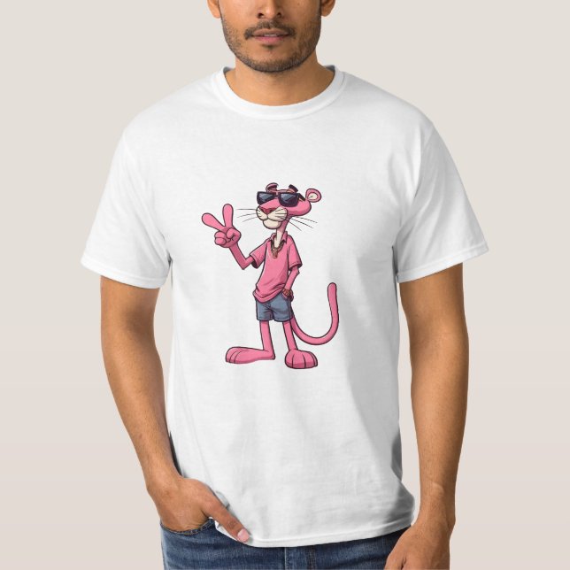 Cool Pink Panther T-Shirt (Vorderseite)