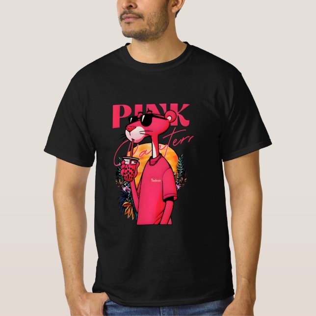 Cool Pink Panther Vibes T-Shirt (Vorderseite)