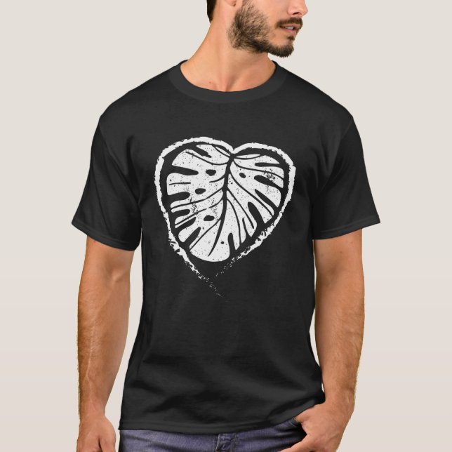 Cool Plant Mom  For Gardeners Heart Monstera Leaf T-Shirt (Vorderseite)