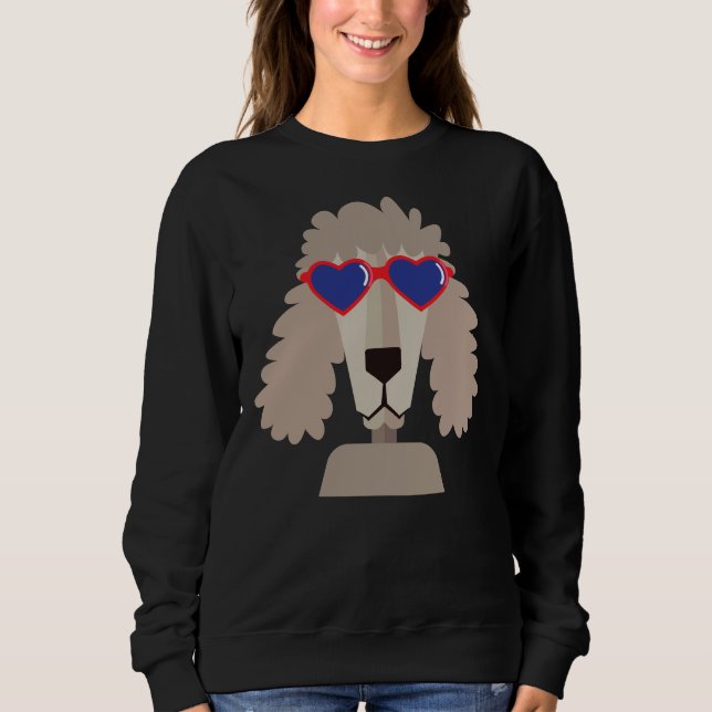 Cool Poodle Sweatshirt (Vorderseite)