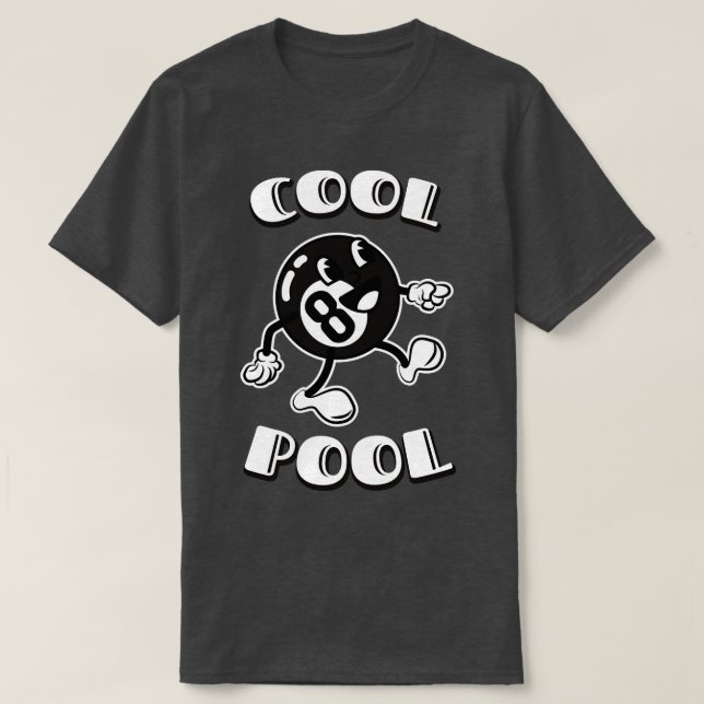 Cool Pool Billiard Ball T-Shirt (Design vorne)