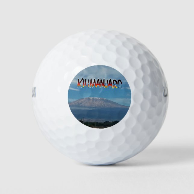 Cool Populäre Walkable Climbable Mount Kilimanjaro Golfball (Vorderseite)