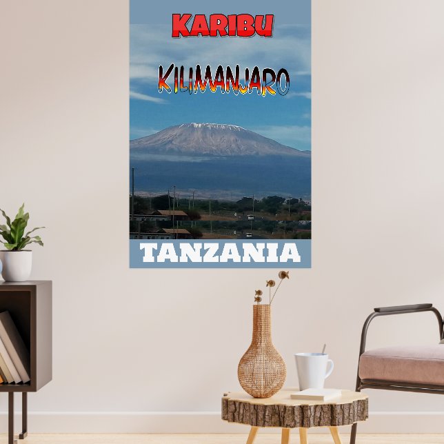 Cool Populäre Walkable Climbable Mount Kilimanjaro Poster (Wohnzimmer 3)