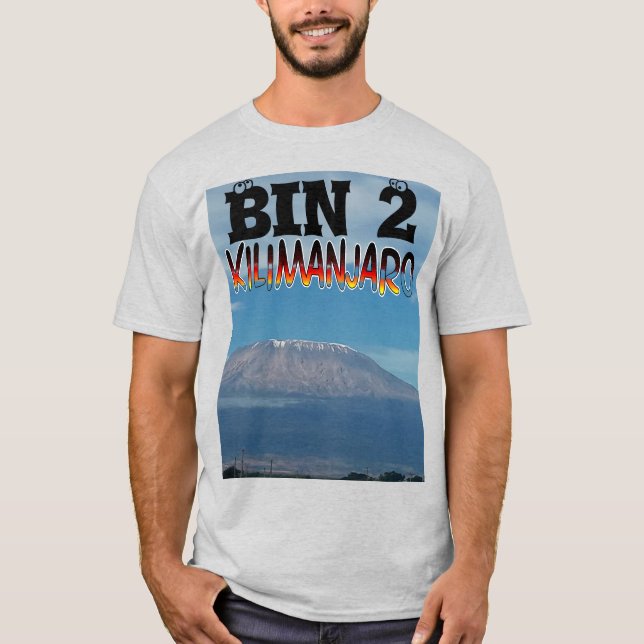 Cool Populäre Walkable Climbable Mount Kilimanjaro T-Shirt (Vorderseite)