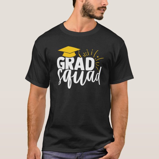 Cool Prom Squad 2023 Prom Graduation Party Matchin T-Shirt (Vorderseite)