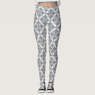 Cool Psychedelic Gray Leggings