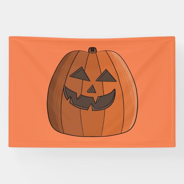 Cool Pumpkin Banner (Horizontal)